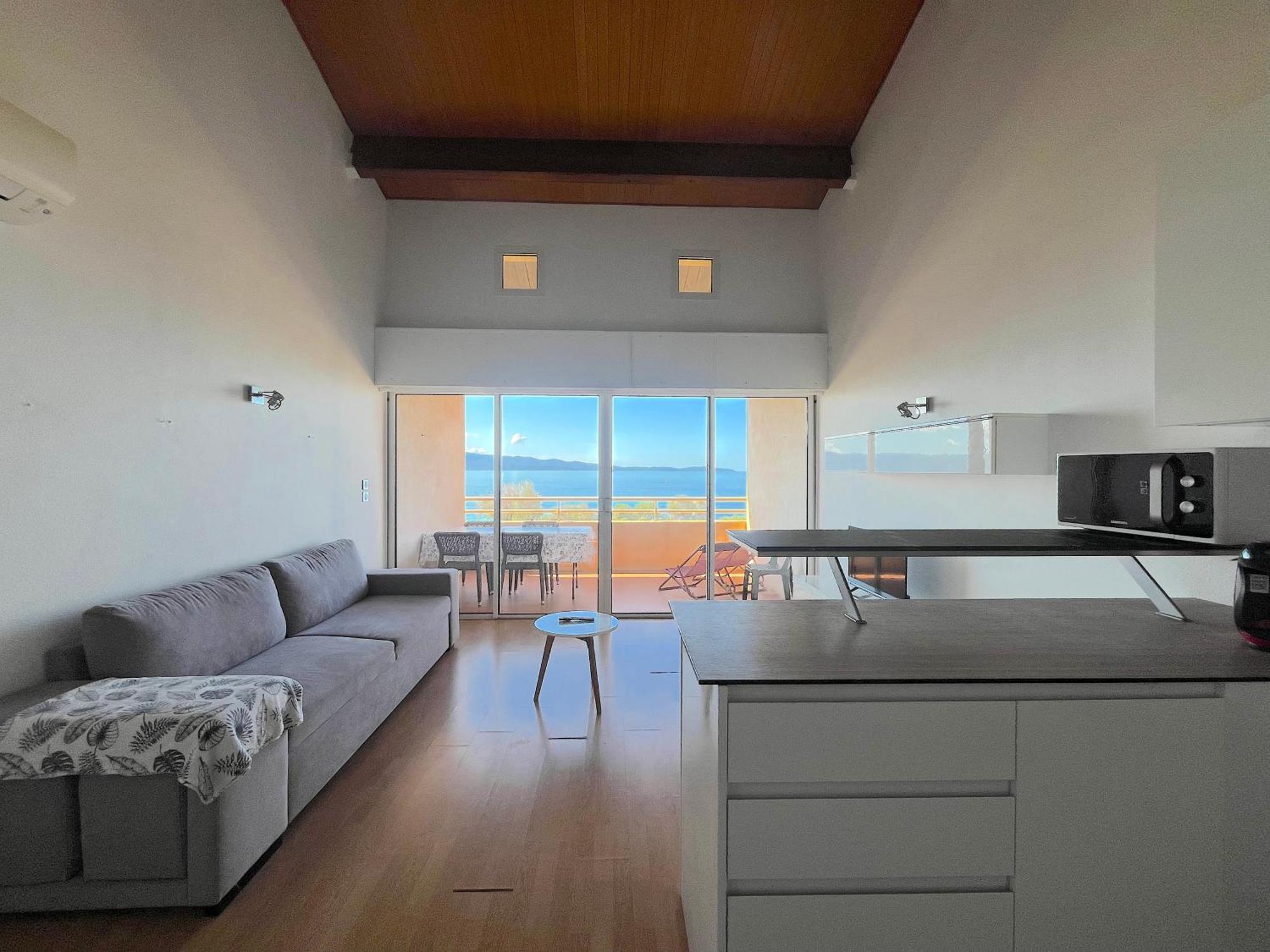Aria Marina Duplex Vue Mer Route Des Sanguinaires, Plage A 50M, Parking Gratuit, 4 Pers Ajaccio  Eksteriør bilde